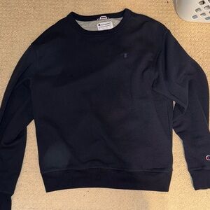 Champion Men's Navy Blue Crewneck